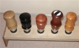 Bottle stoppers by Fred Taylor